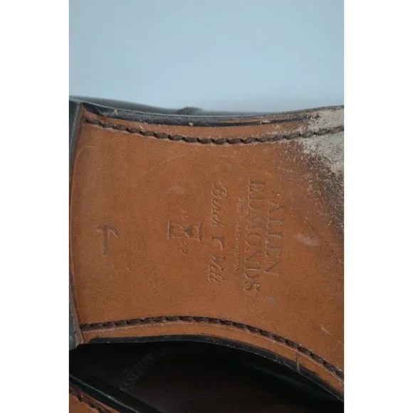 Allen Edmonds Fifth Avenue Dress Shoes‎ Brown Leather Mens 12 B 97194 Luxury